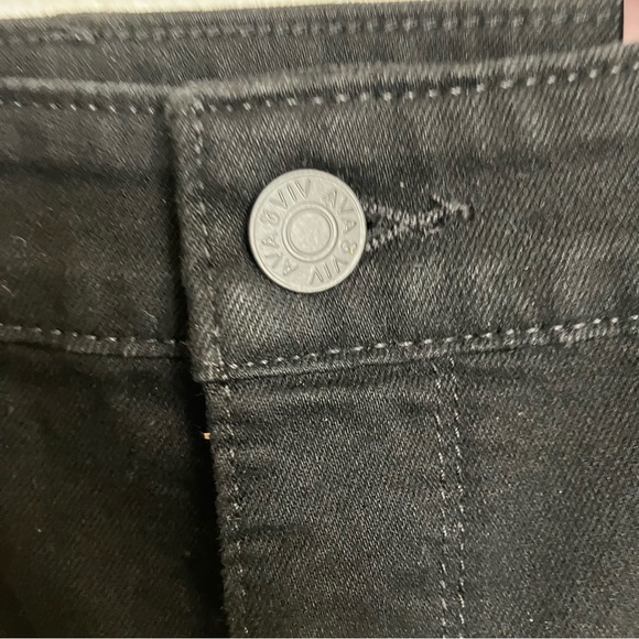 Ava & Viv NWT Black Hi Rise Flare Jeans - 22W - Picture 3 of 8